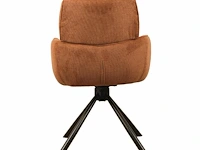 6x design eetkamerstoel tan - afbeelding 3 van  4