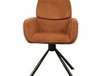 6x design eetkamerstoel tan - afbeelding 4 van  4