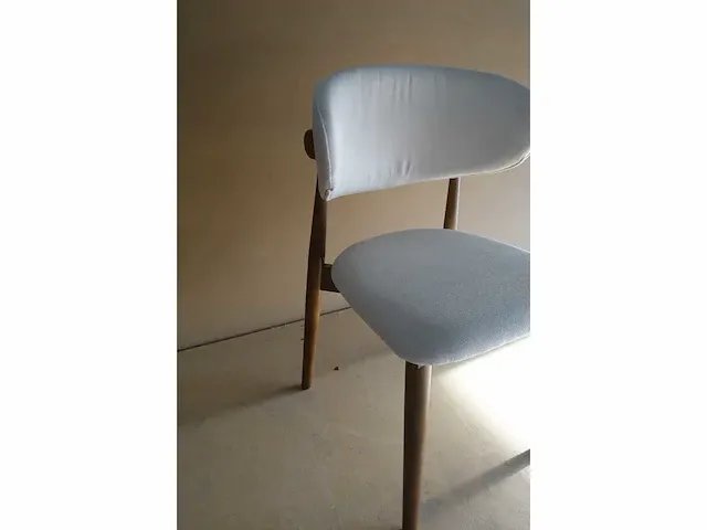 6x dianne walnoot stoelen - afbeelding 3 van  5