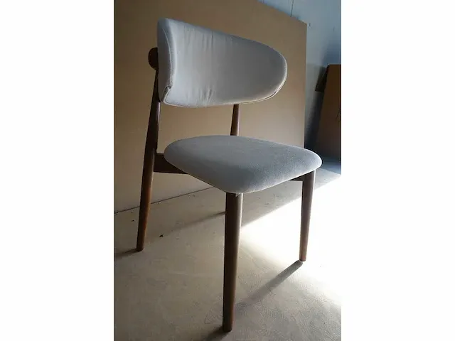 6x dianne walnoot stoelen - afbeelding 4 van  5