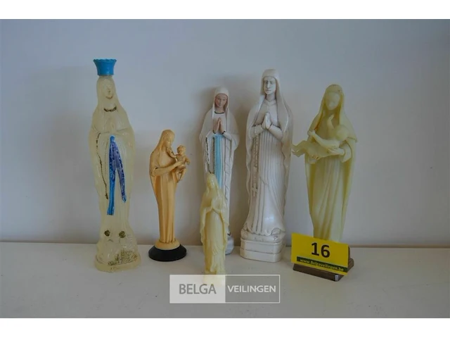 6x div maria beeldjes - afbeelding 1 van  6