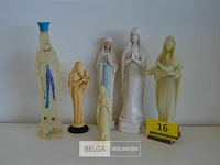 6x div maria beeldjes - afbeelding 1 van  6