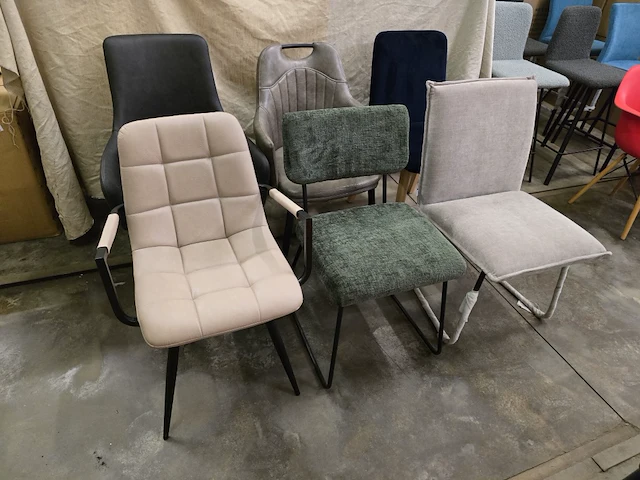 6x diverse stoelen - afbeelding 1 van  8