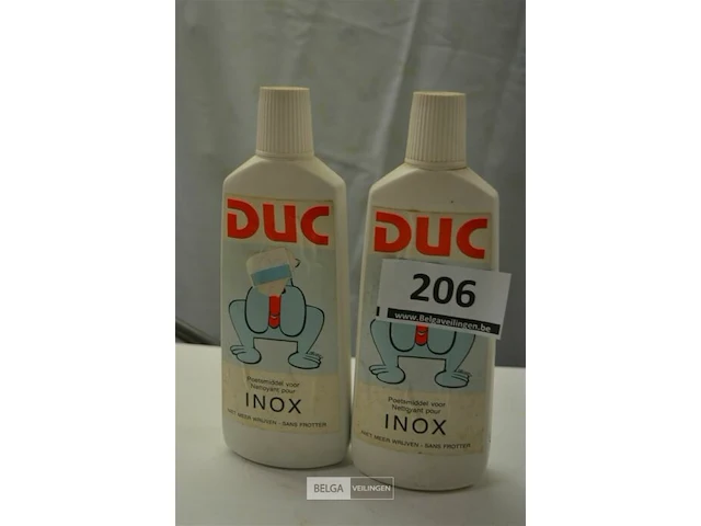 6x duc poetsmiddel voor inox - afbeelding 1 van  1