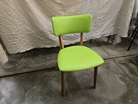 6x eetkamerstoel mia green pu - afbeelding 2 van  7