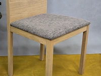 6x eetkamerstoel wooden - afbeelding 3 van  7