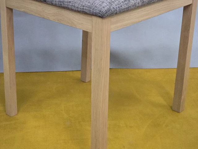 6x eetkamerstoel wooden - afbeelding 5 van  7