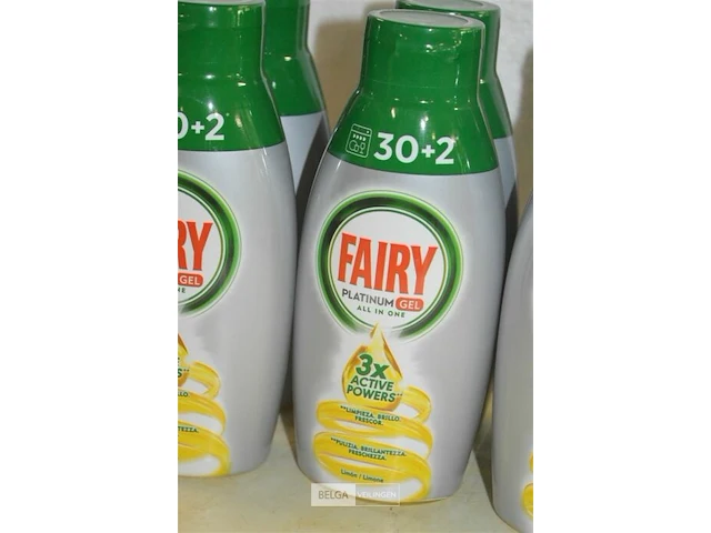 6x fairy platinum gel vaatwasser 650ml - afbeelding 2 van  2