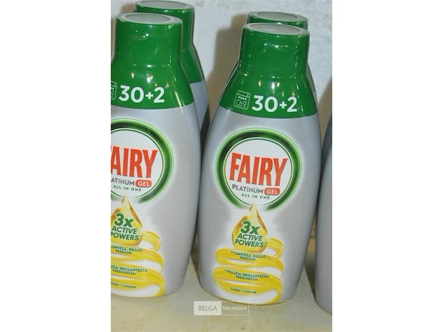 6x fairy platinum gel vaatwasser 650ml - afbeelding 2 van  2