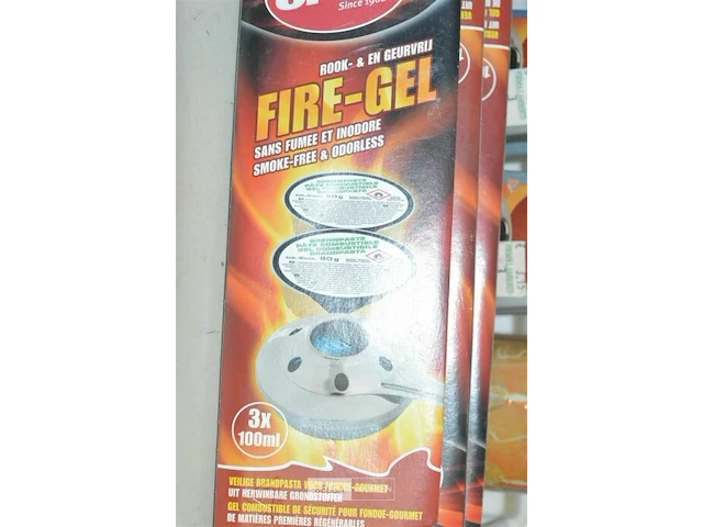 6x firegel eres, 1 l lampenolie en 5x eres firegel brandpasta - afbeelding 2 van  4