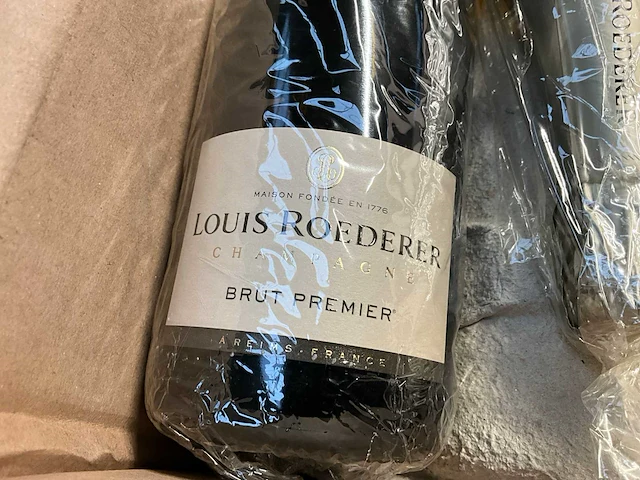 6x fles champagne louis roederer brut premier - afbeelding 2 van  5