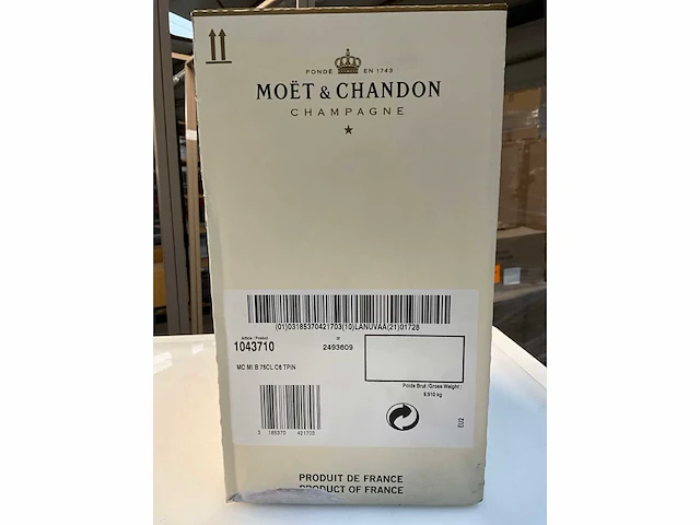 6x fles champagne moet & chandon brut imperial - afbeelding 5 van  6
