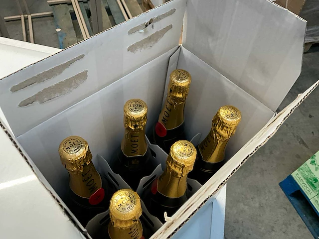 6x fles champagne moet & chandon brut imperial - afbeelding 6 van  6