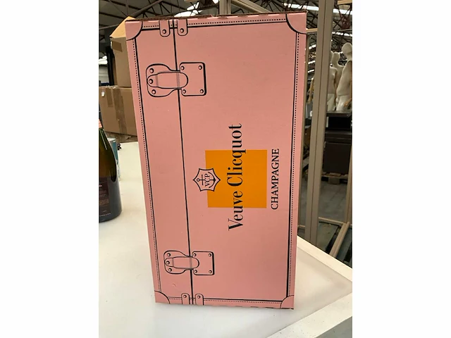 6x fles champagne veuve clicquot brut rosé - afbeelding 5 van  6