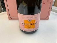 6x fles champagne veuve clicquot brut rosé - afbeelding 2 van  6