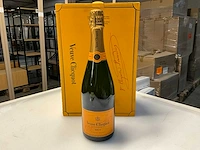 6x fles champagne veuve clicquot brut