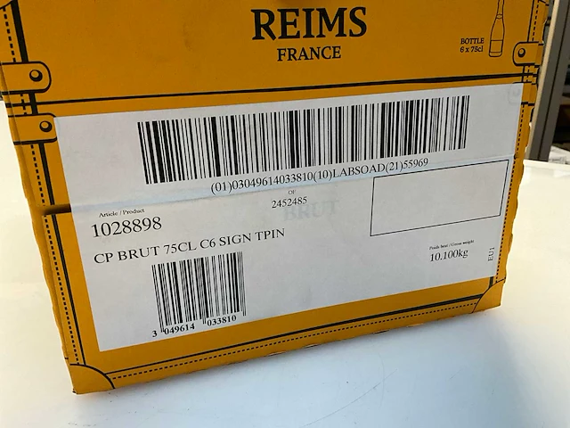 6x fles champagne veuve clicquot brut - afbeelding 5 van  5