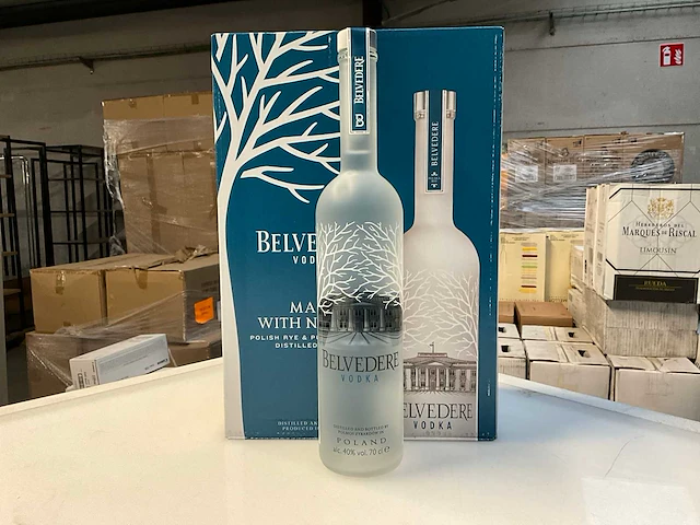 6x fles vodka belvedere poland - afbeelding 1 van  4