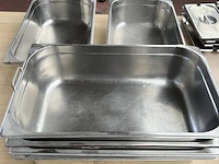 6x gastro rvs bak - afbeelding 1 van  3