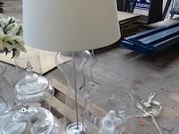 6x glazen vaas + lamp - afbeelding 2 van  4