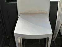 6x hard plastieken bistro stoel - afbeelding 1 van  2