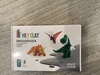 6x hey clay dinosaurussen - afbeelding 1 van  2