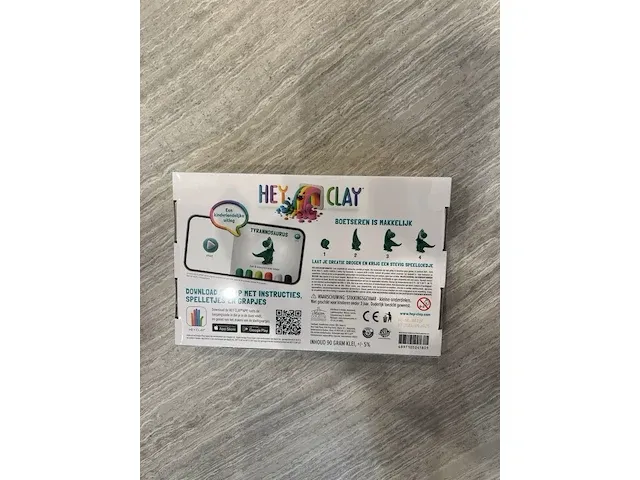 6x hey clay dinosaurussen - afbeelding 2 van  2