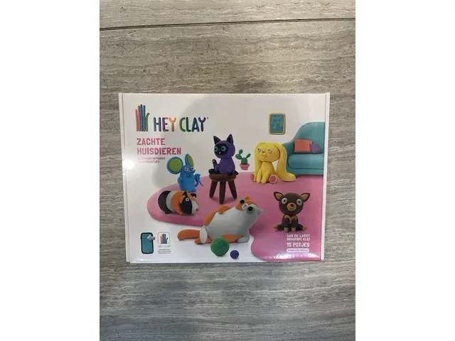 6x hey clay zachte huisdieren - afbeelding 1 van  2