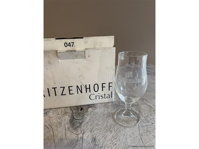 6x hoegaarden glazen - afbeelding 1 van  1