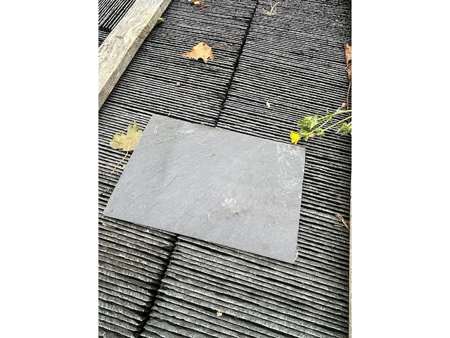 6x houten kist met natuurlijke leistenen dakpannen pizarras samaca - afbeelding 2 van  6