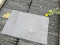 6x houten kist met natuurlijke leistenen dakpannen pizarras samaca - afbeelding 2 van  6
