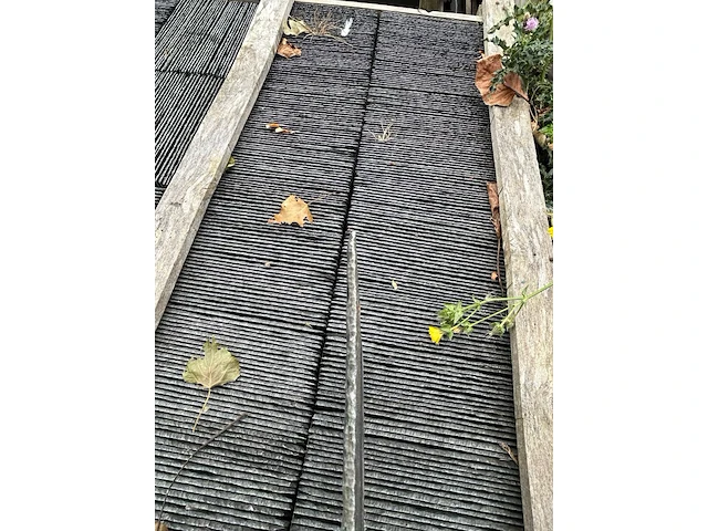 6x houten kist met natuurlijke leistenen dakpannen pizarras samaca - afbeelding 4 van  6