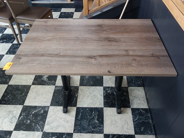 6x houten tafel - afbeelding 2 van  3