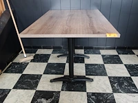 6x houten tafel - afbeelding 3 van  3