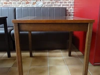 6x houten tafel - afbeelding 1 van  3