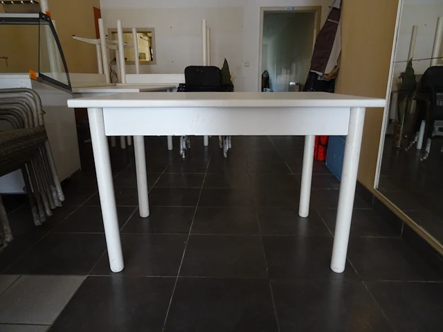 6x houten tafel - afbeelding 1 van  3