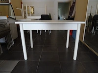 6x houten tafel - afbeelding 1 van  3