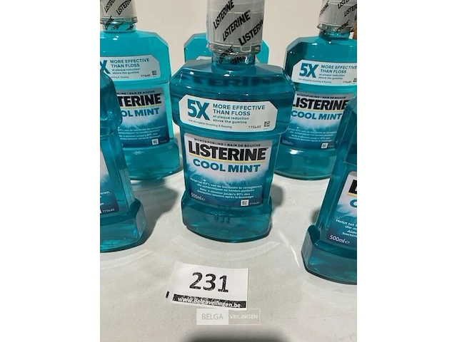 6x listerine mondwater 500ml coolmint - afbeelding 3 van  3