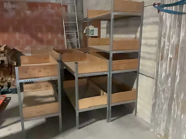 6x magazijnrek - afbeelding 2 van  3