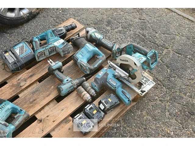 6x makita machines op batterij - afbeelding 2 van  2