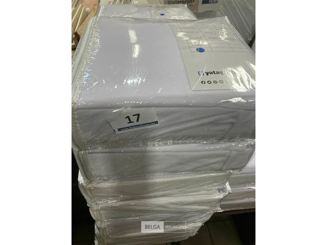 6x matrasbeschermers wit waterproof 200x200 - afbeelding 1 van  2