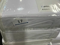 6x matrasbeschermers wit waterproof 200x200 - afbeelding 1 van  2