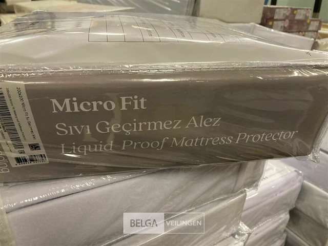 6x matrasbeschermers wit waterproof 200x200 - afbeelding 2 van  2