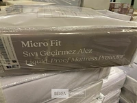 6x matrasbeschermers wit waterproof 200x200 - afbeelding 2 van  2