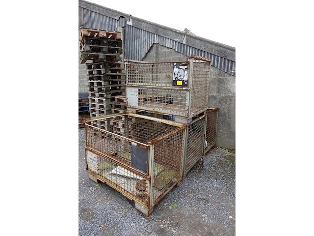 6x metalen draadmand - afbeelding 1 van  7