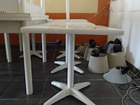 6x metalen terrastafel - afbeelding 1 van  3
