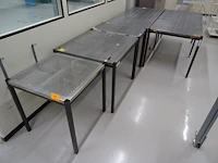 6x metalen werktafel - afbeelding 1 van  6