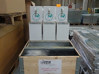 6x metalen/inox dispenser - afbeelding 1 van  5