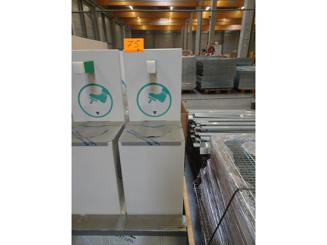 6x metalen/inox dispenser - afbeelding 3 van  5