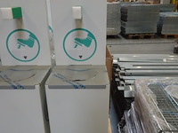 6x metalen/inox dispenser - afbeelding 3 van  5